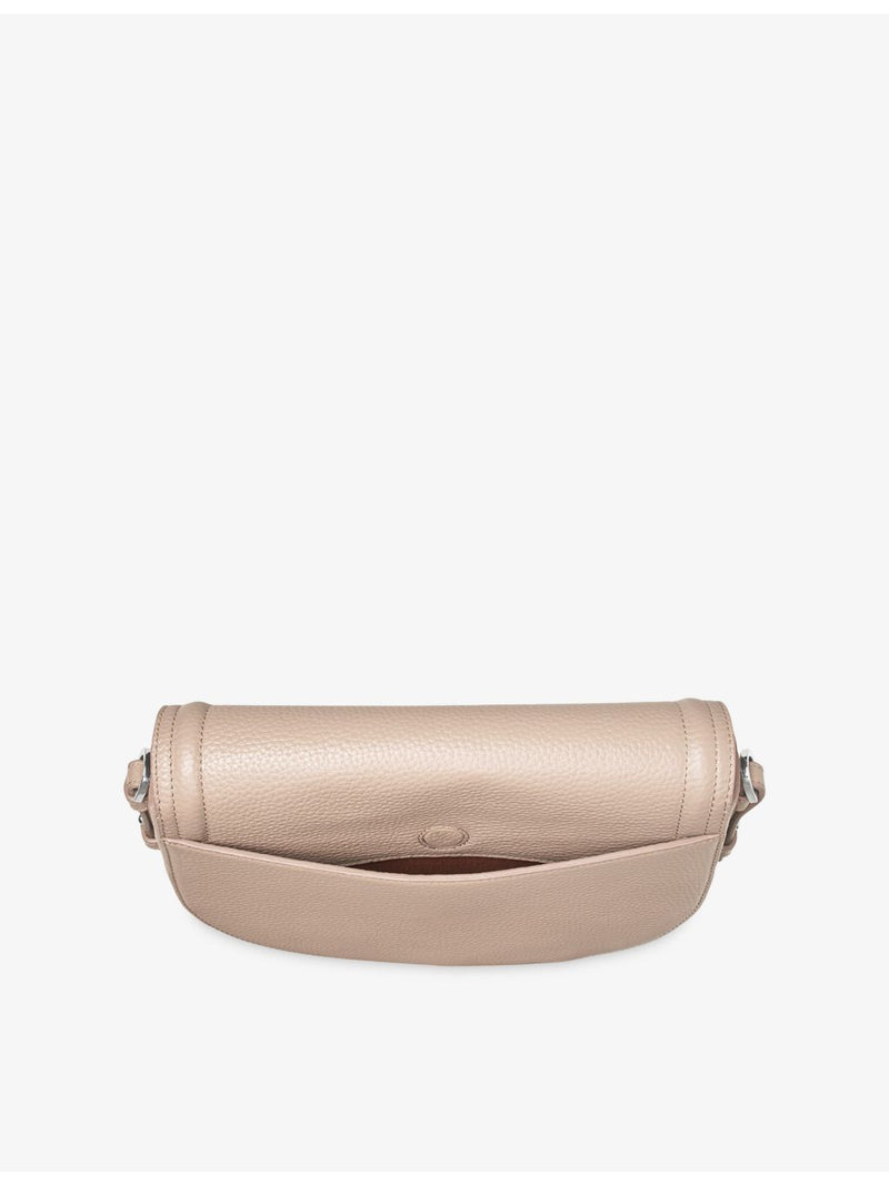Aspinal of London Stella leather cross-body satchel large, imported from the UK