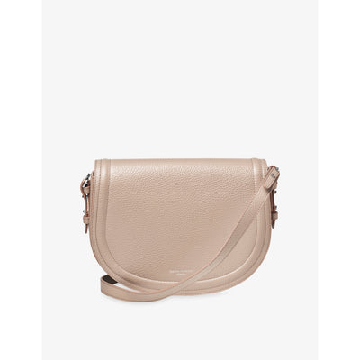 selfridges Aspinal of London Stella Large Leather Cross-Body Satchel- Buy online at McGrocer