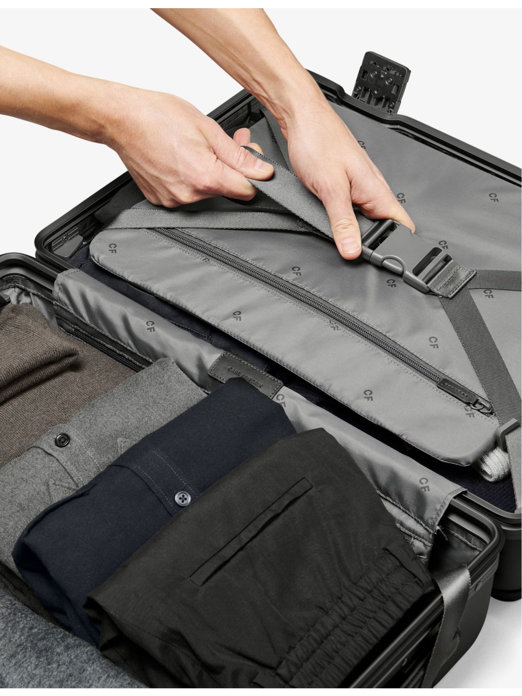 Carl Friedrik carry-on suitcase 55cm - British product