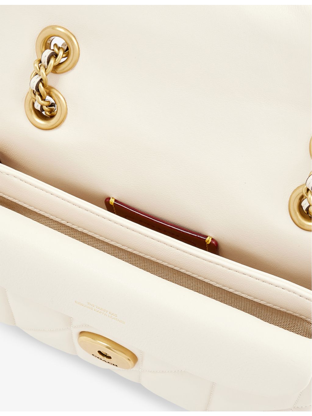 Coach Tabby leather cross-body bag with quilted detail, UK version