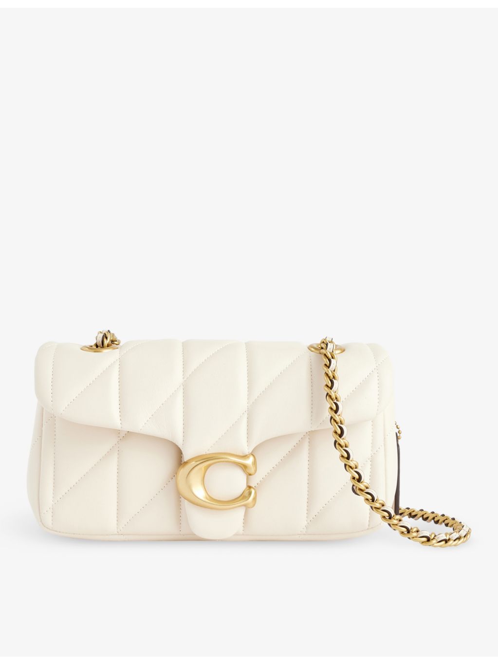 Coach Tabby leather cross-body bag with quilted detail, UK version