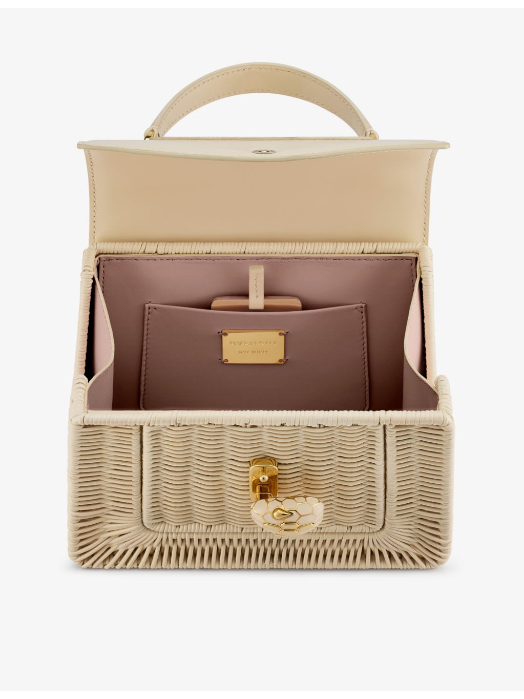 Bvlgari Serpenti rattan shoulder bag - British product