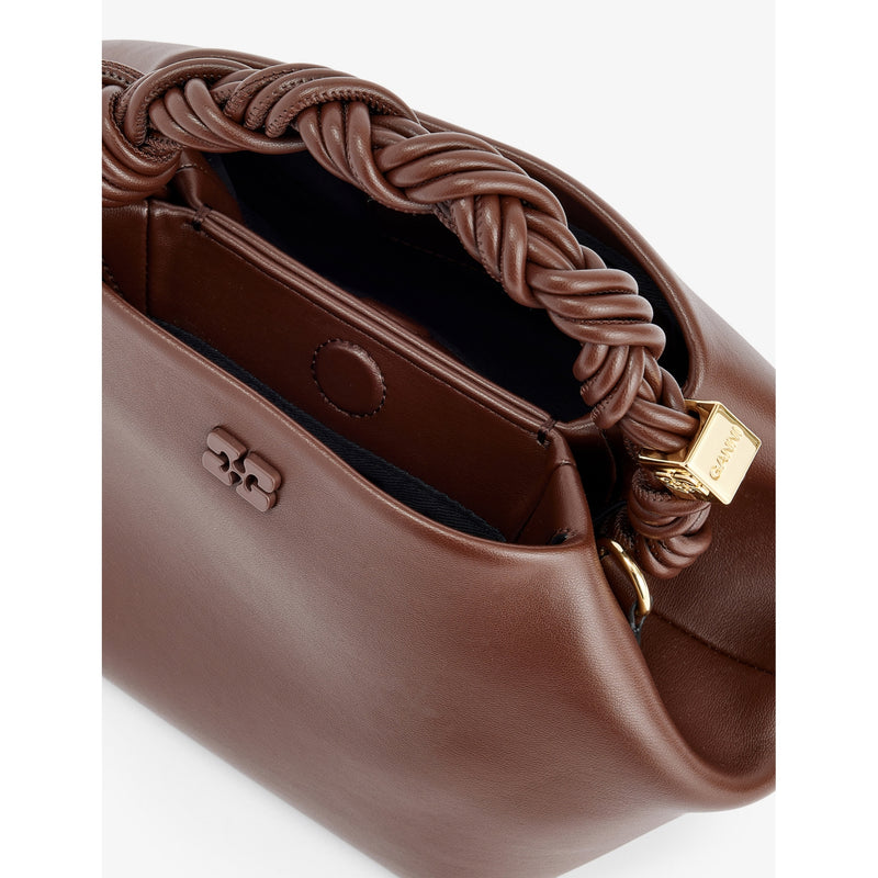 GANNI Bou small leather blend top-handle bag (British brand)