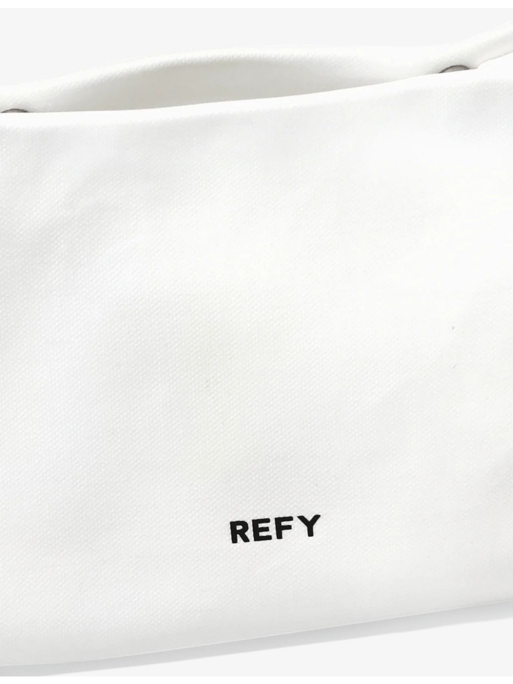 Refy cotton-canvas beauty bag with popper fastening, UK version