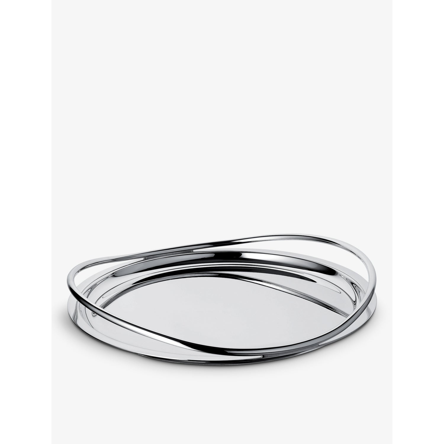 Christofle Vertigo silver-plated tray 39cm - British product