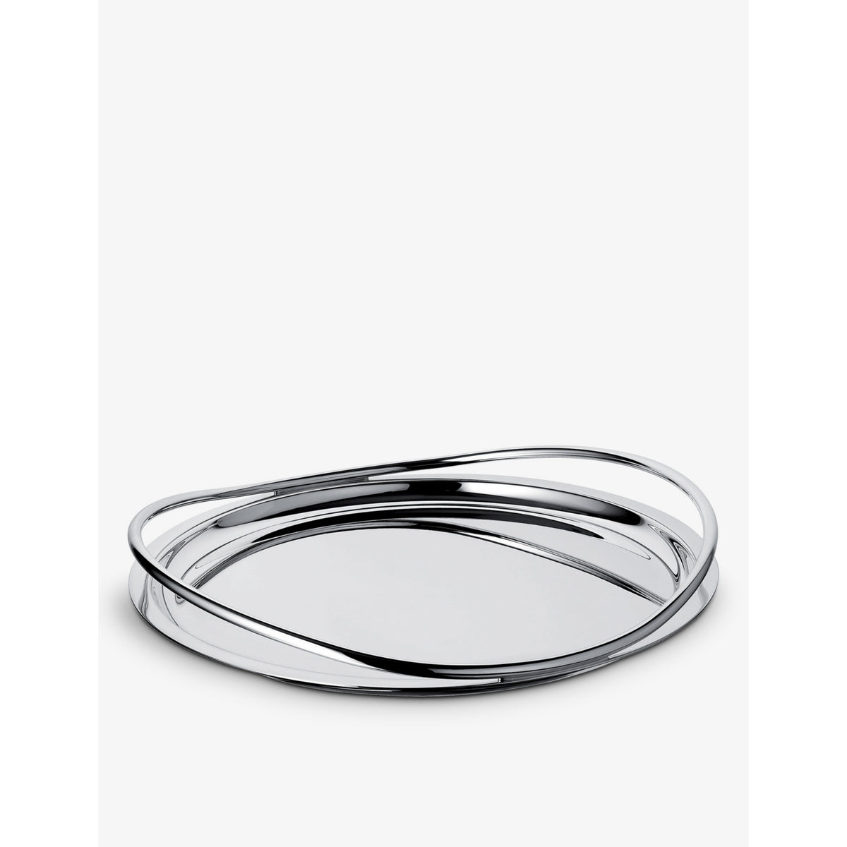 Christofle Vertigo silver-plated tray 39cm - British product
