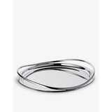 Christofle Vertigo silver-plated tray 39cm - British product