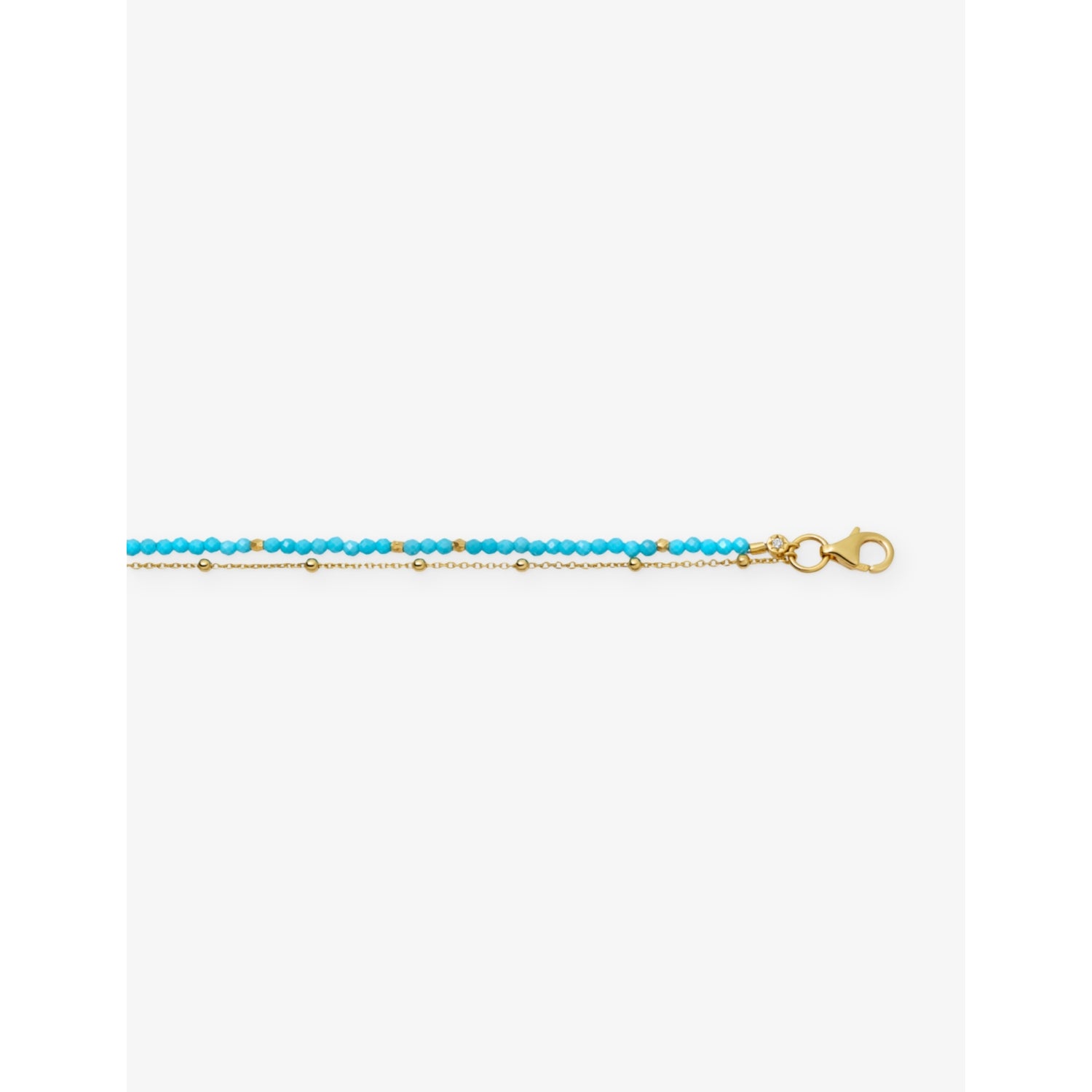 Astley Clarke Biography turquoise bracelet 18ct gold-plated sterling silver - British product