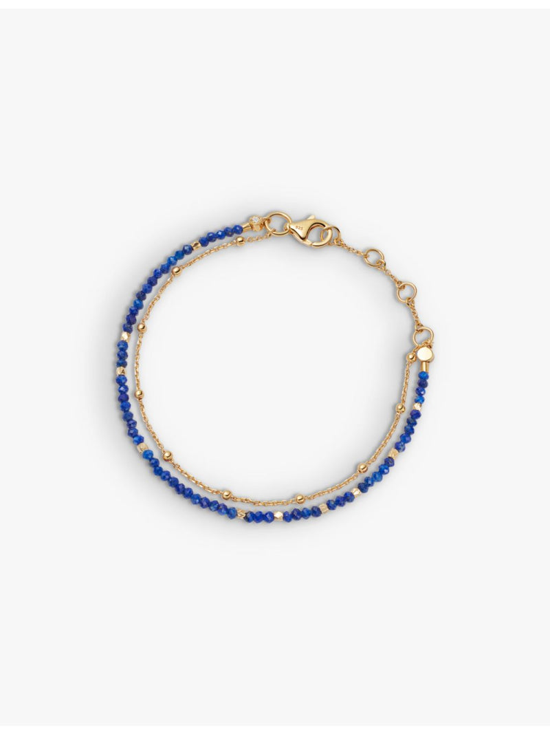Astley Clarke lapis bracelet 18ct gold plated, UK version