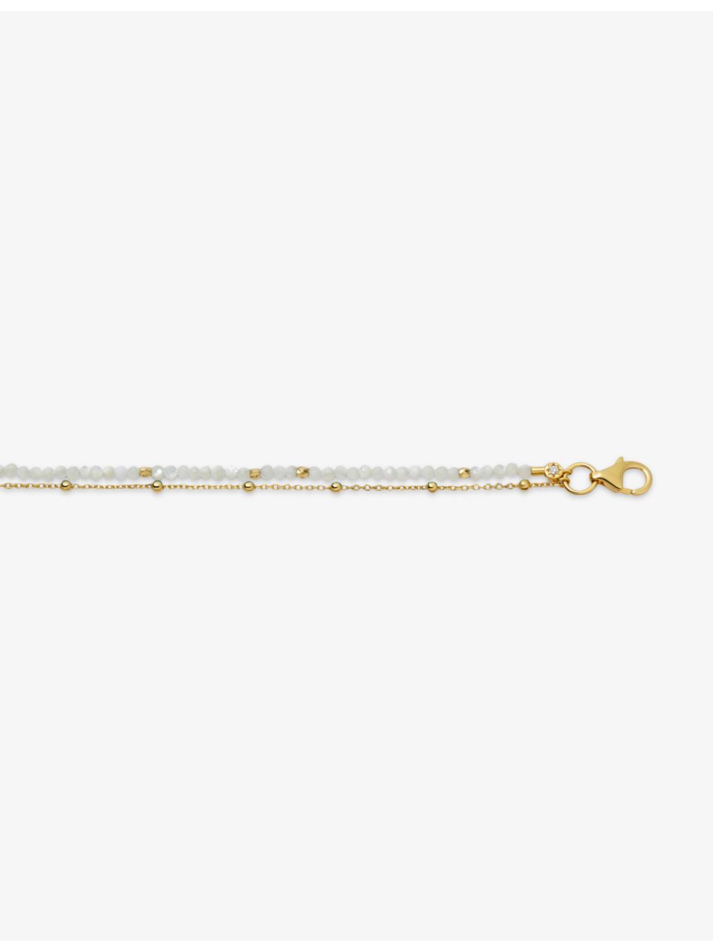 Astley Clarke gold plated mother-of-pearl bracelet - British product