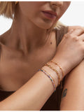 Astley Clarke multi gemstone bracelet, 18ct gold plated, UK version