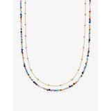 Astley Clarke multi gemstone necklace gold plated silver - British product