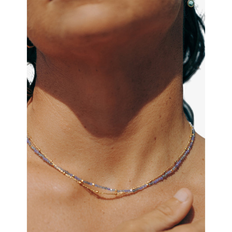 Astley Clarke multi-gemstone amethyst necklace - British product