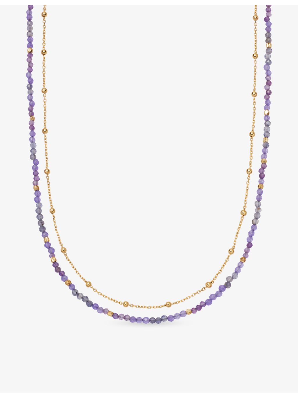 Astley Clarke multi-gemstone amethyst necklace - British product