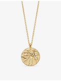 Astley Clarke Terra Loved 18ct gold plated locket necklace, UK version