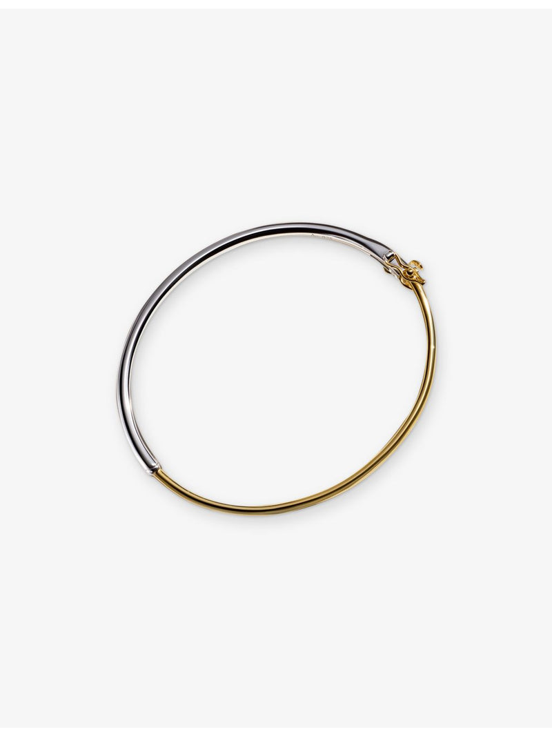 Astley Clarke 18ct yellow gold plated sterling silver bangle bracelet, UK version