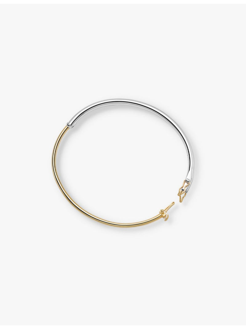 Astley Clarke 18ct yellow gold plated sterling silver bangle bracelet, UK version