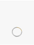 Astley Clarke Aurora U-Hoop 18ct gold plated sterling silver ring (British brand)