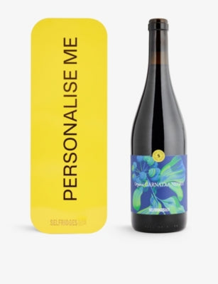 Selfridges Selection vegan organic red wine 750ml personalised tin - British product