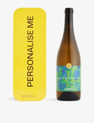 Selfridges vegan organic white wine with personalised tin 750ml, UK version