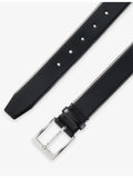 BOSS leather belt branded buckle 3.5cm, UK version