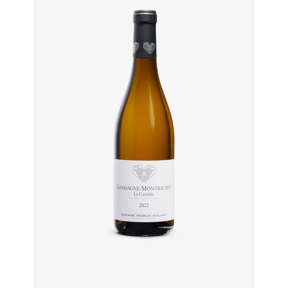 Domaine Patrick Miolane Chassagne-Montrachet La Canière Burgundy wine 750ml, UK version