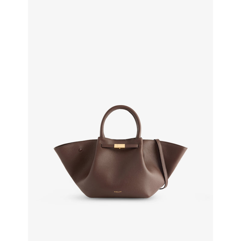 DeMellier Midi New York leather tote bag, UK version