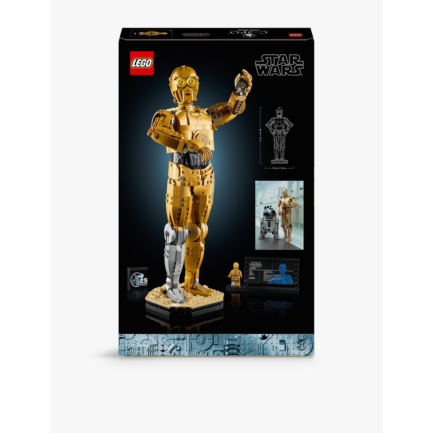 LEGO Star Wars C-3PO playset 75398 1138 pieces, imported from the UK