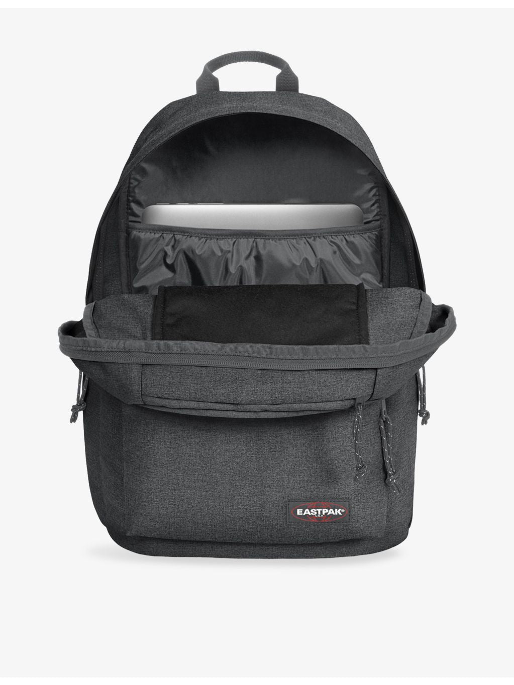 Eastpak padded double logo-patch shell backpack, imported from the UK