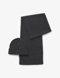 BOSS Wool-Blend Scarf and Beanie Hat Set