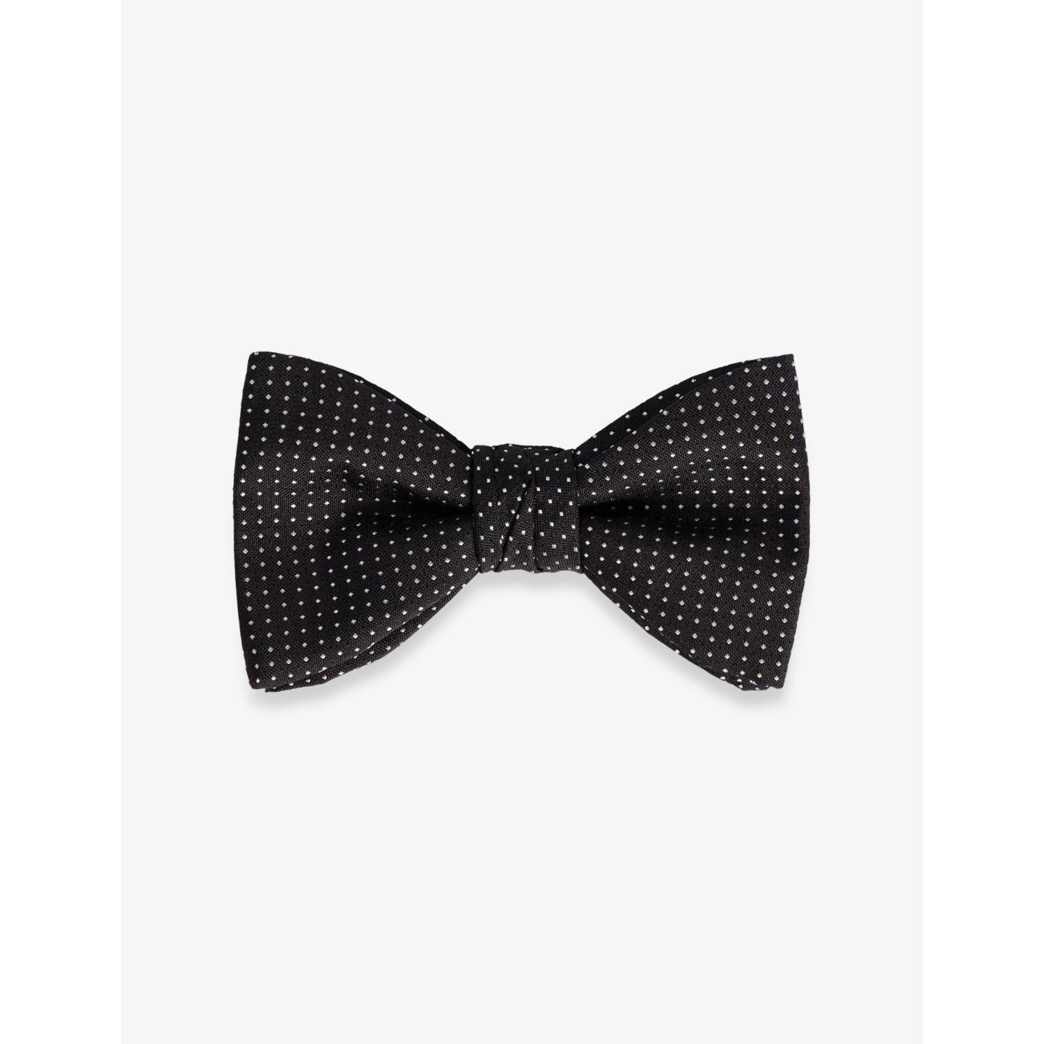 HUGO micro-dot silk bow tie pre-tied 10.6cm, imported from the UK
