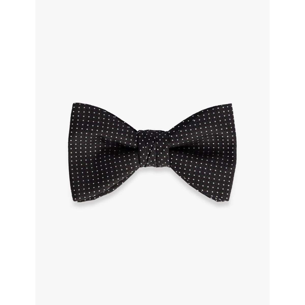 HUGO micro-dot silk bow tie pre-tied 10.6cm, imported from the UK