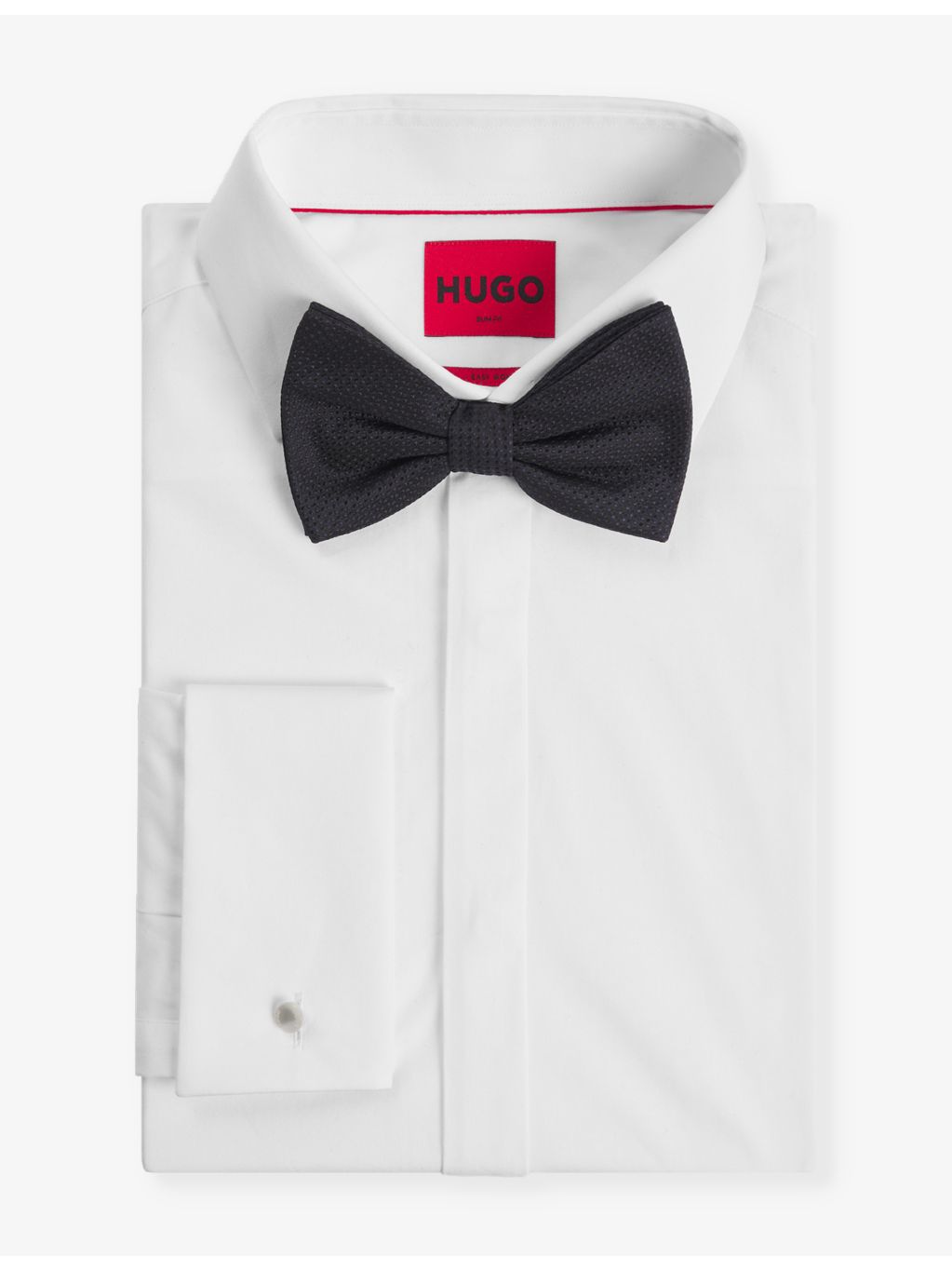 HUGO jacquard silk bow tie 12.5x7.5cm, UK version