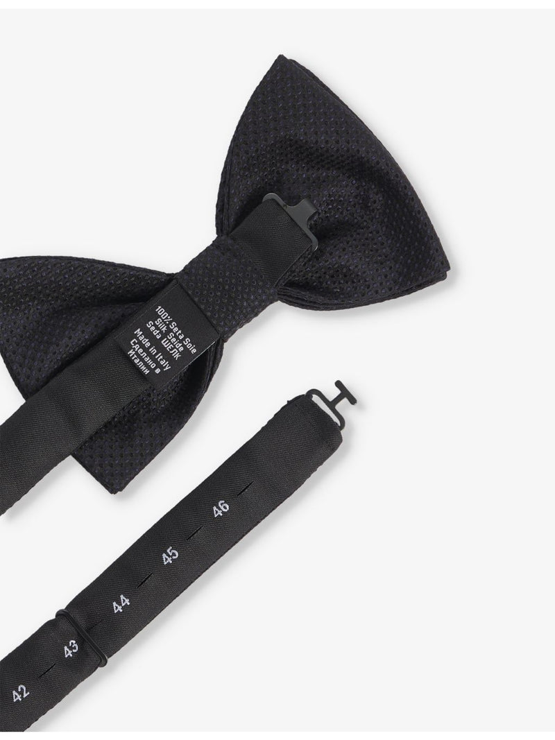 HUGO jacquard silk bow tie 12.5x7.5cm, UK version
