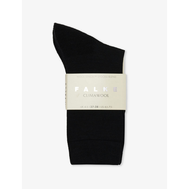 FALKE knitted socks crew length ribbed cuffs (British brand)