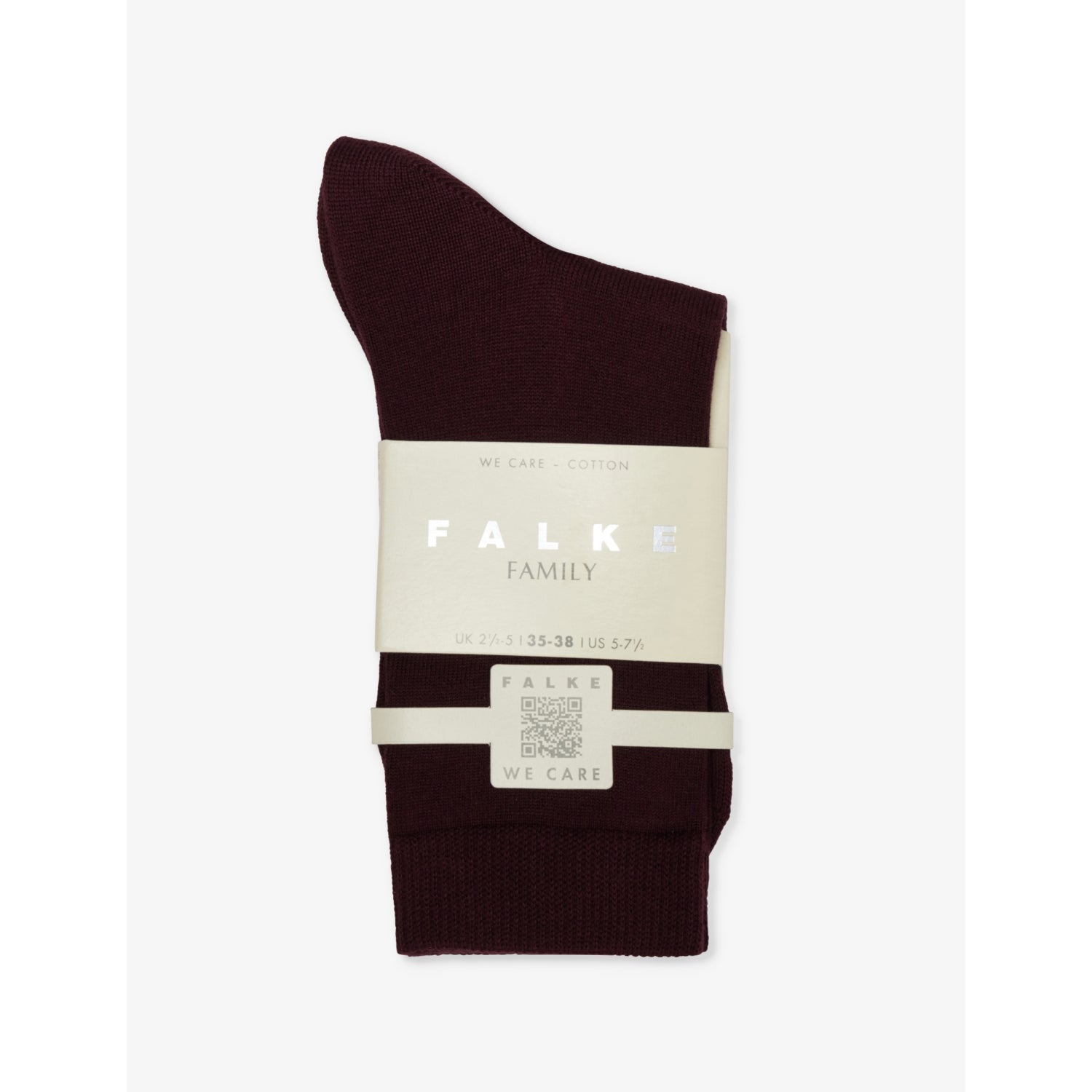 FALKE cotton-blend socks in crew length (British brand)