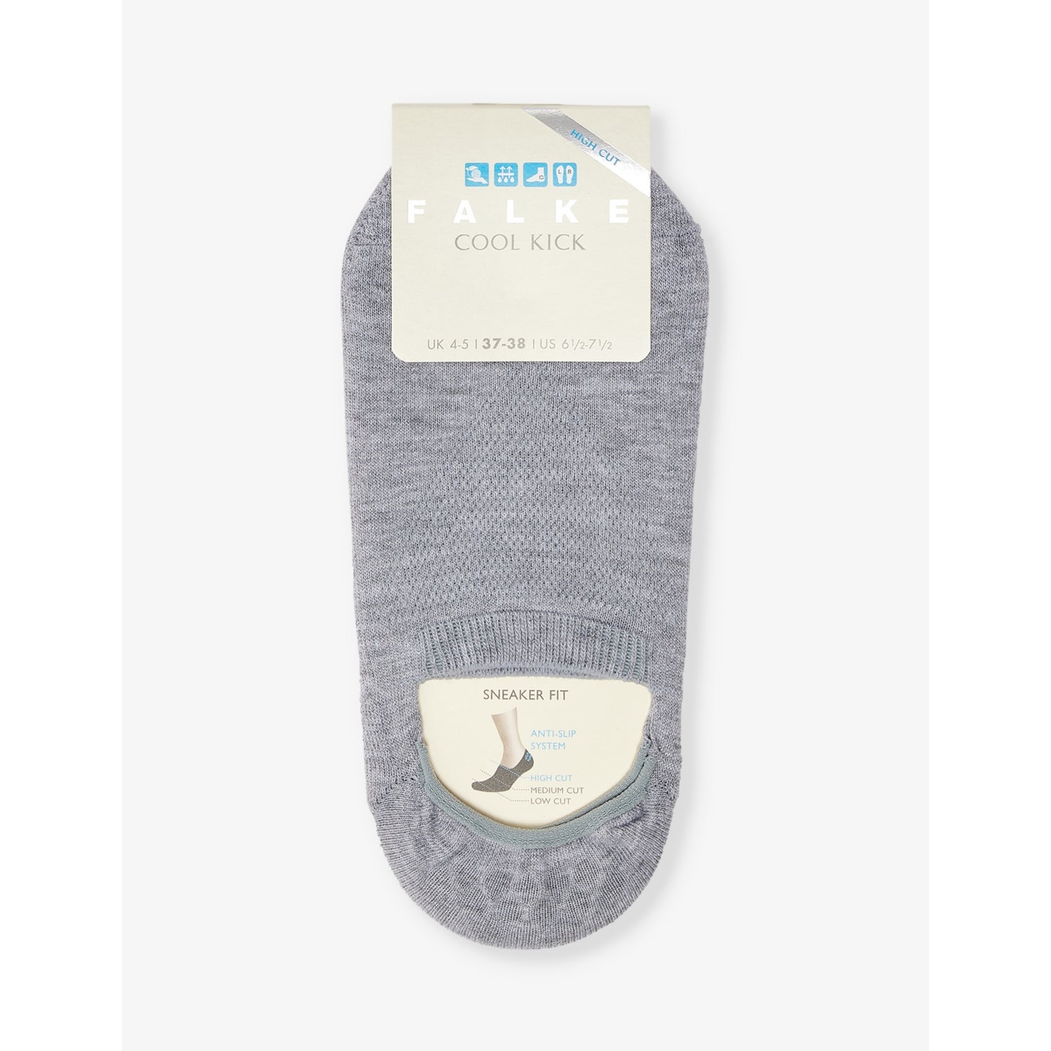 Cool Kick Stretch-Woven Socks - BLACK - EUR 35-36/2-3 UK WOMEN