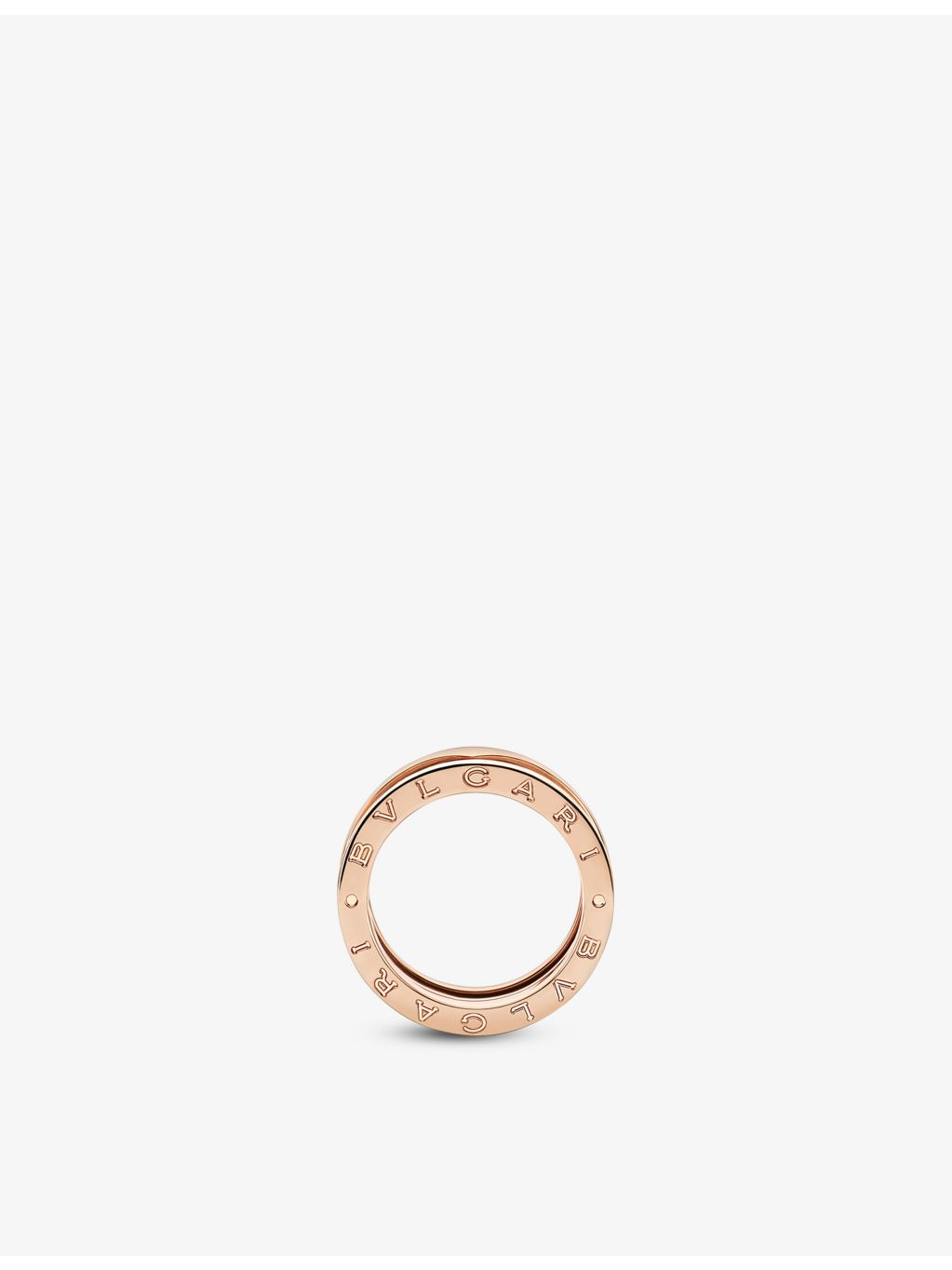 Bvlgari B.zero1 ring in 18ct rose gold, UK version