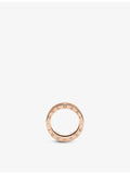 Bvlgari B.zero1 ring in 18ct rose gold, UK version