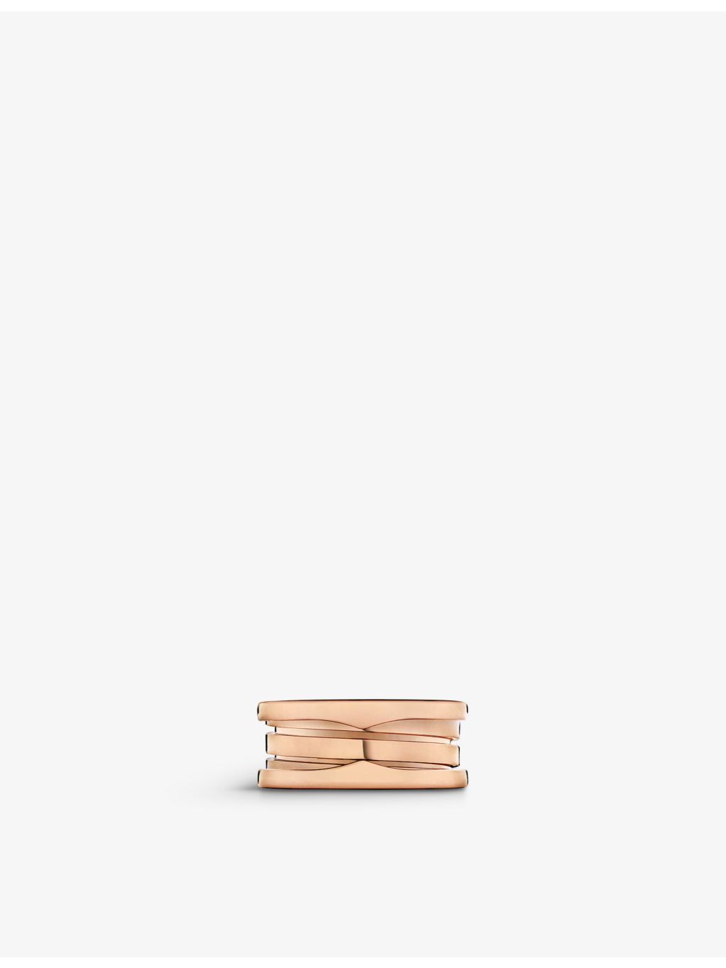 Bvlgari B.zero1 ring in 18ct rose gold, UK version