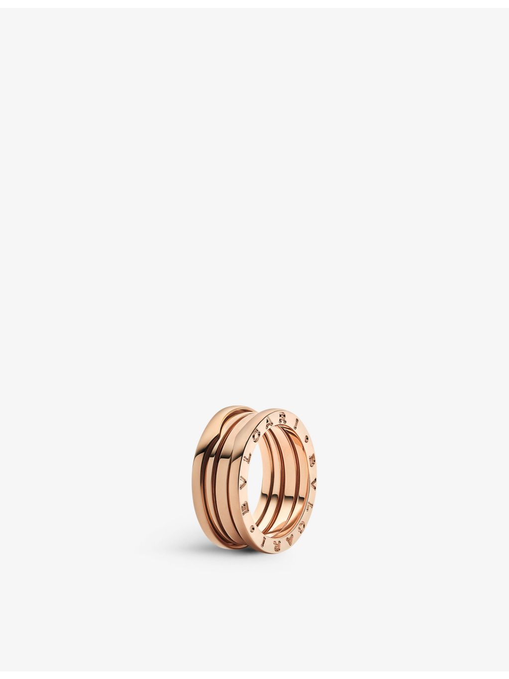 Bvlgari B.zero1 ring in 18ct rose gold, UK version