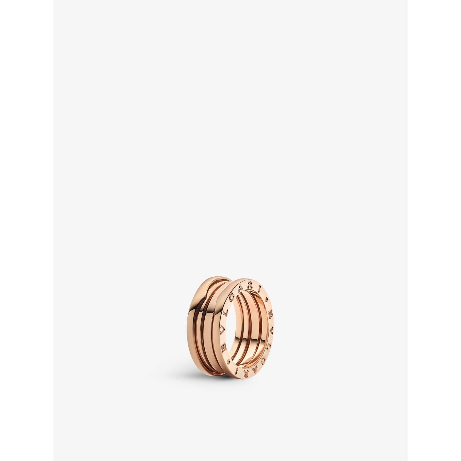 B.zero1 18ct rose gold ring - 53mm