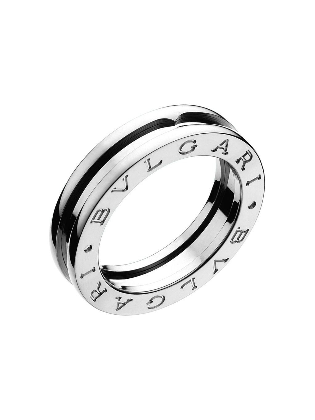 Bvlgari B.zero1 ring 18ct white gold, imported from the UK