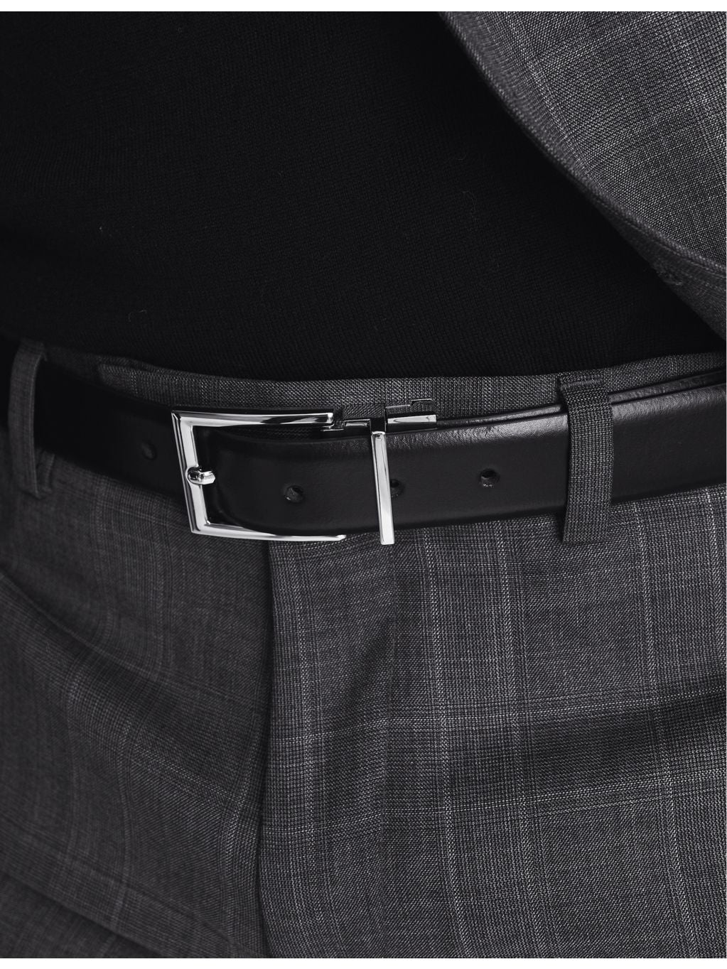 Reiss reversible leather belt 3cm, imported from the UK