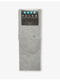 FALKE ribbed-cuff cotton-blend socks crew length (British brand)