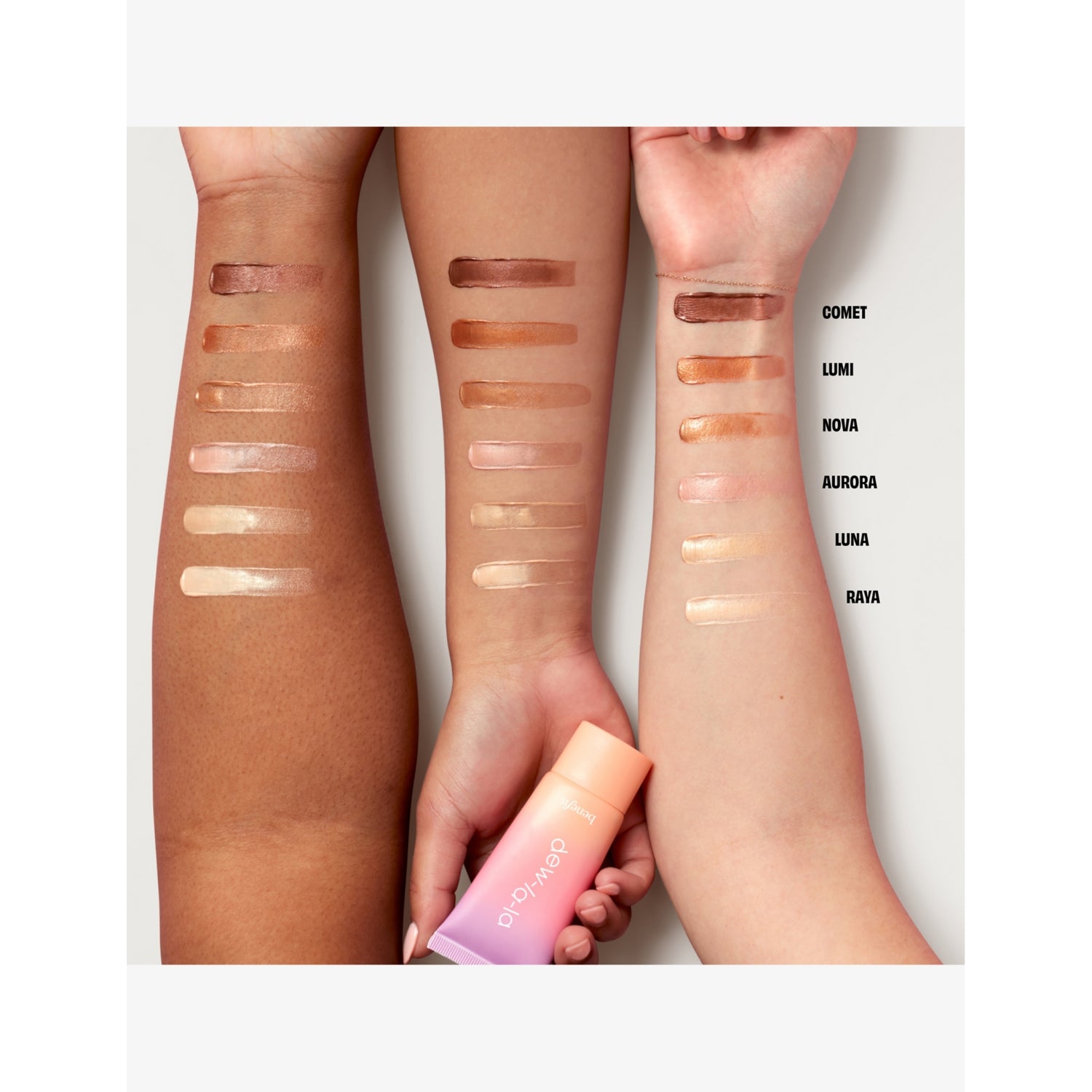 Benefit Dew-la-la Liquid Glow highlighter 25ml, imported from the UK