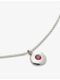 Monica Vinader July birthstone necklace 41-46cm, imported from the UK