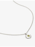 Monica Vinader peridot necklace in sterling silver - British product