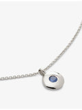 Monica Vinader blue sapphire necklace 46cm (British brand)
