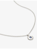 Monica Vinader blue sapphire necklace 46cm (British brand)